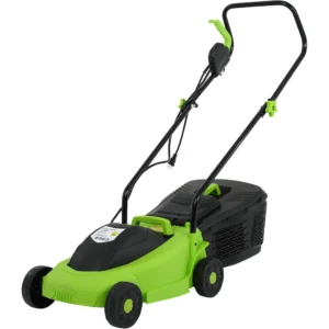 21" Gas Lawn Mower, 144cc 4-Cycle, 2-in-1 Mulch & Side Discharge, Durable Design, 6 Adjustable Heights