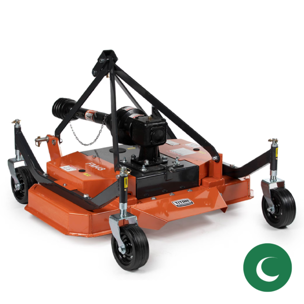 Titan Attachments 48″ 3 Point PTO Finish Mower – Category 1, Rear Discharge