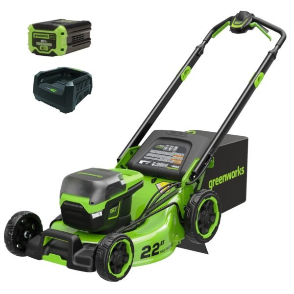 Greenworks Pro 60V 22-Inch Cordless Self-Propelled Lawn Mower