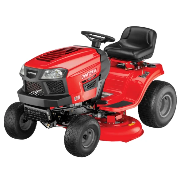 CRAFTSMAN T110 42-Inch 17.5 HP Briggs & Stratton Gas Riding Lawn Mower with 7-Speed Gear Drive