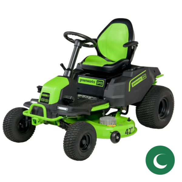 Greenworks Pro 60V CrossoverT CRT426 42-Inch Cordless Battery Electric Riding Lawn Tractor Kit