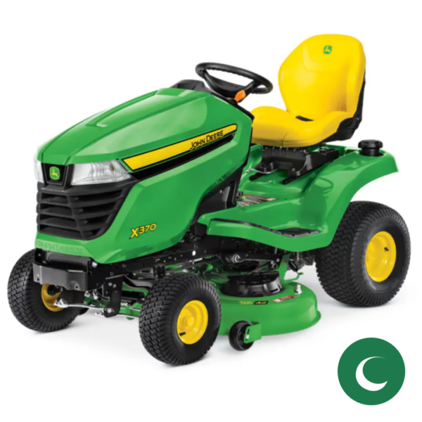 John Deere X370 42-Inch 21.5 HP Power-Steering Lawn Tractor
