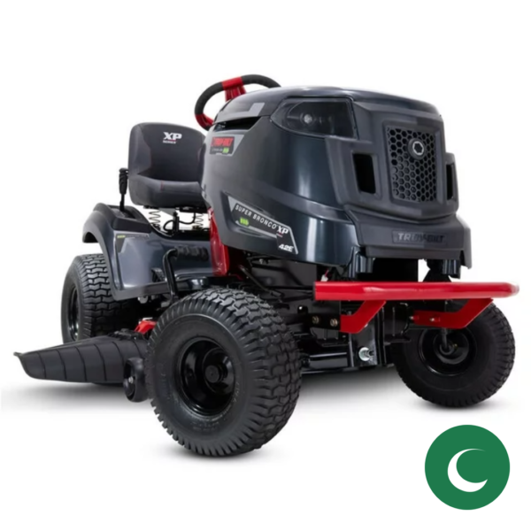 Troy-Bilt Super Bronco 42E XP 42-Inch 56V MAX 60Ah Battery-Powered Brushless Riding Lawn Mower