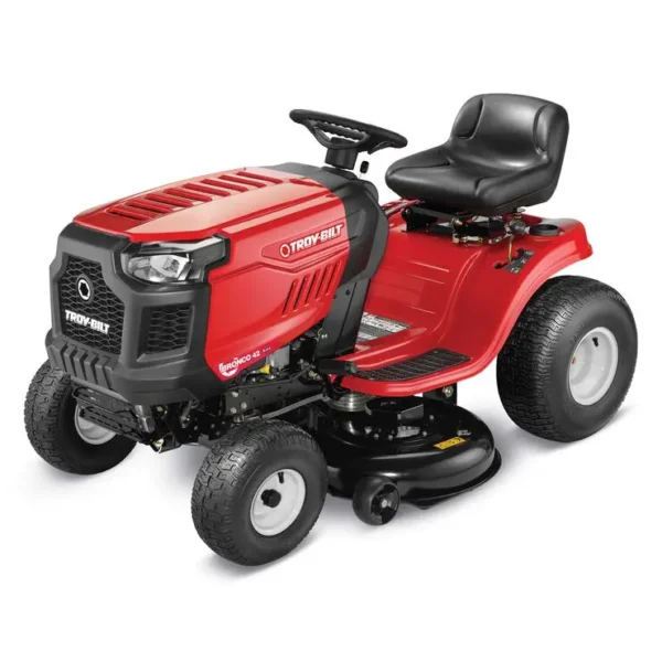 Troy-Bilt Bronco 42-Inch 547cc Gas Riding Lawn Mower with 7-Speed Shift-on-the-Go Transmission